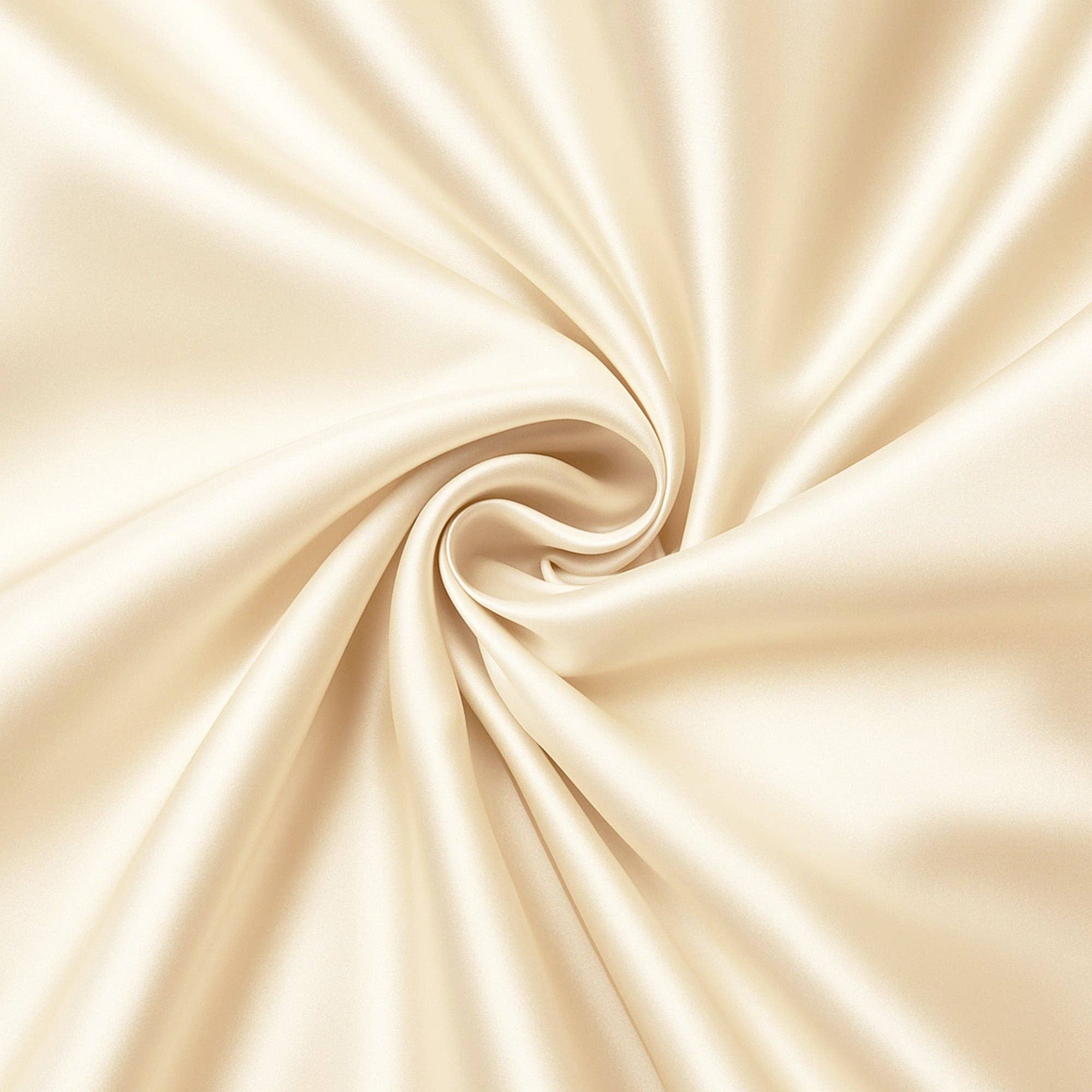 Ivory Satin Pillowcase 60 x 70 cm