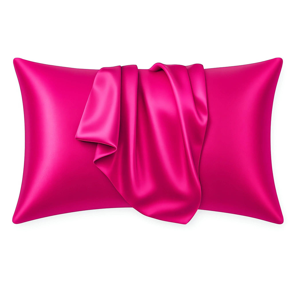 Pink Satin Pillowcase 60 x 70 cm