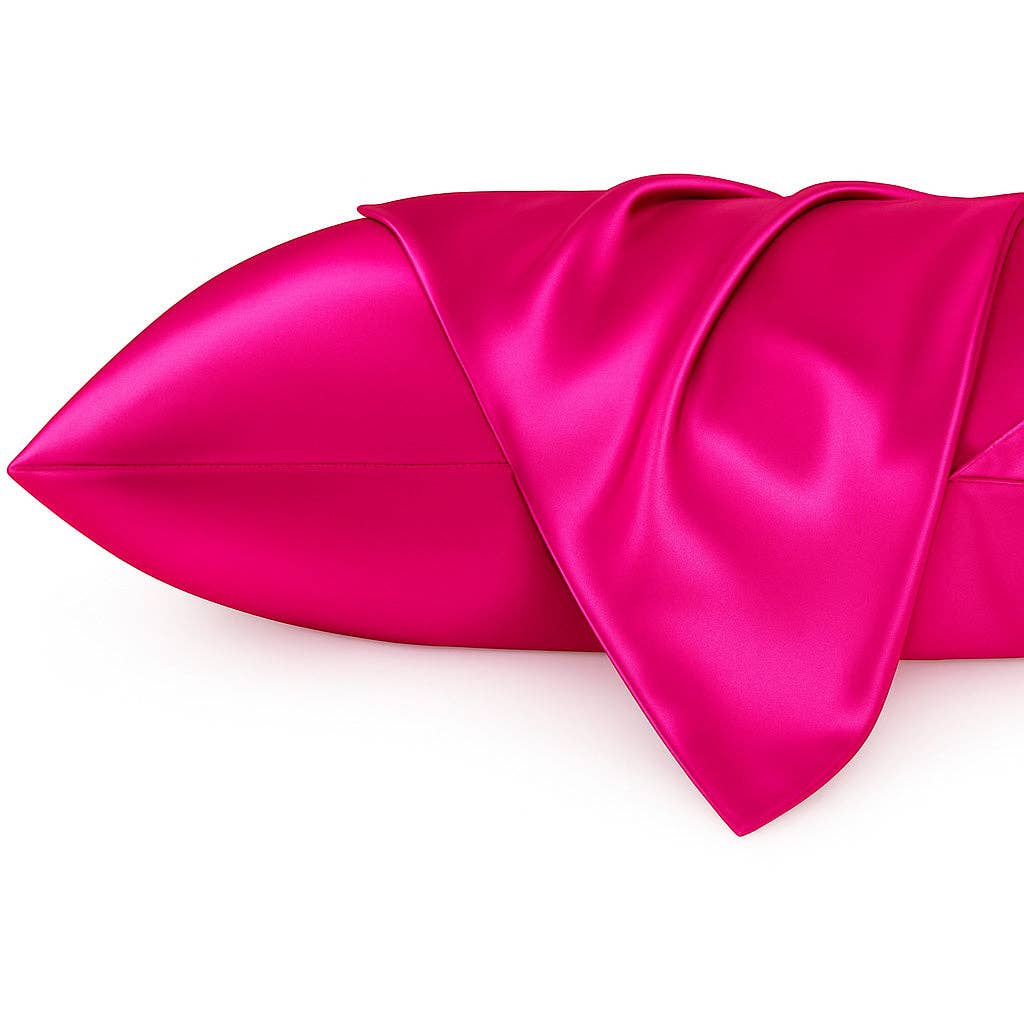 Pink Satin Pillowcase 60 x 70 cm