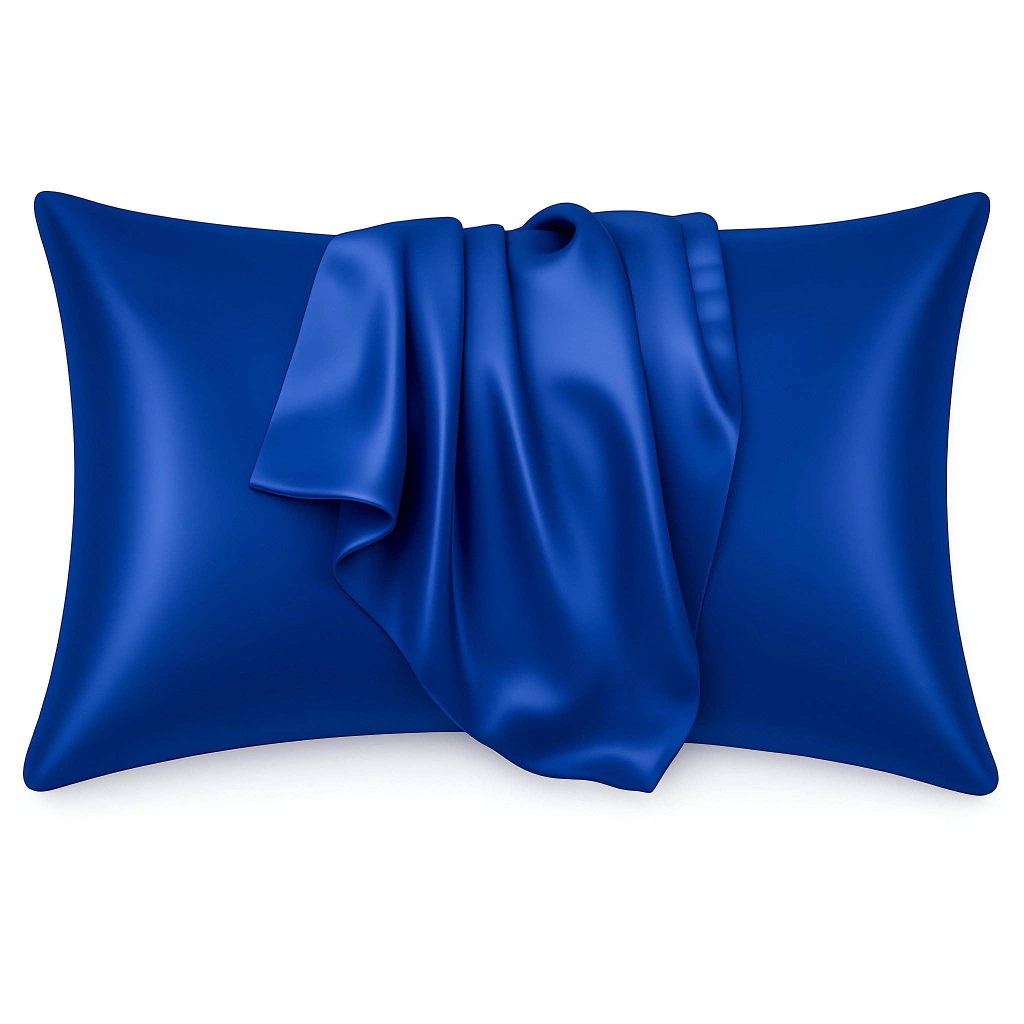 Dark Blue Satin Pillowcase  60 x 70 cm