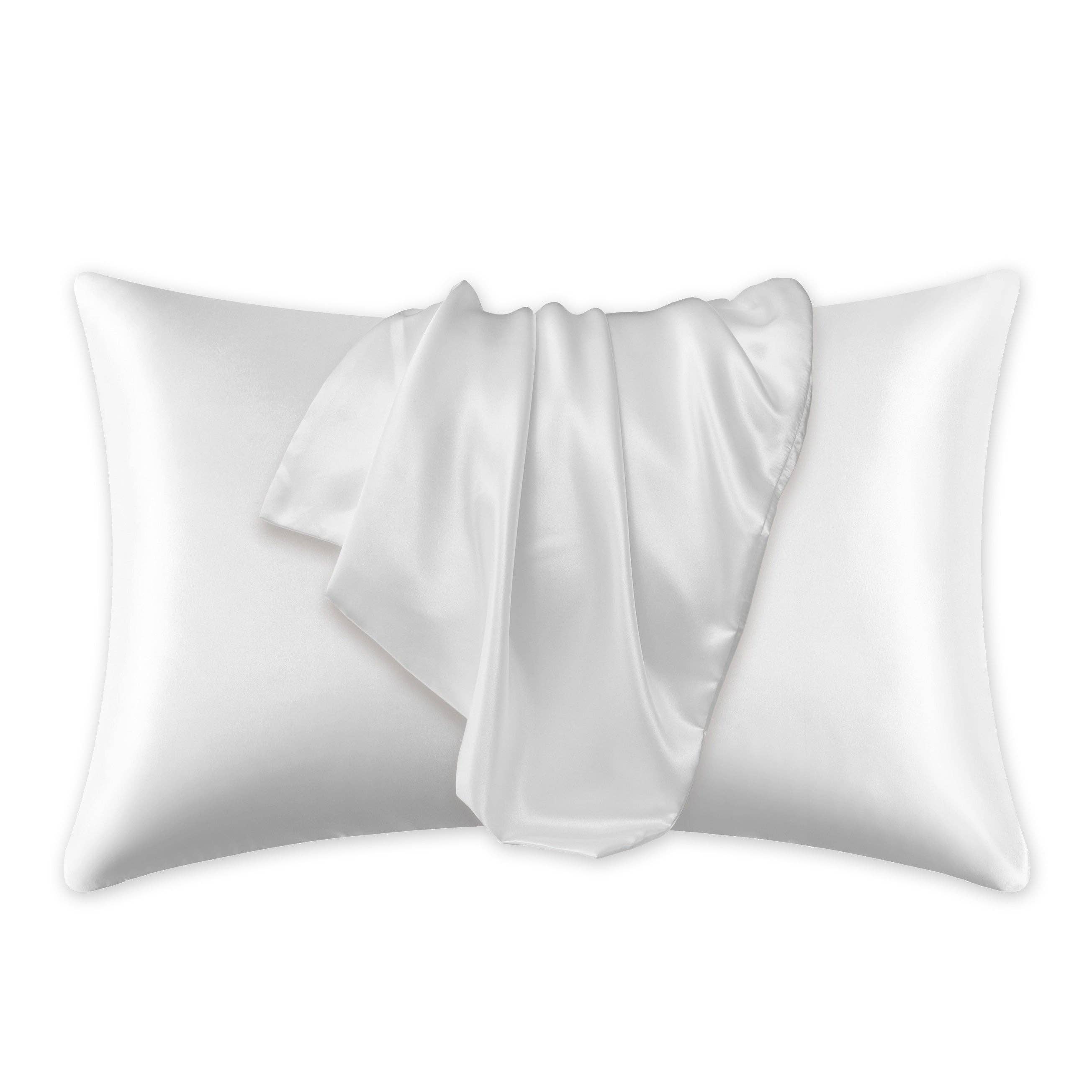 White Satin Pillowcase 60 x 70 cm