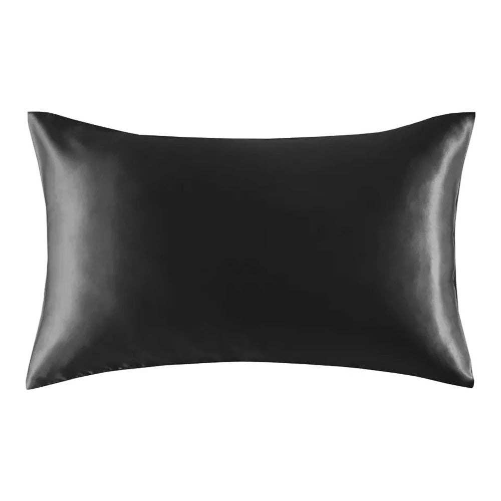 Black Satin Pillowcase 60 x 70 cm